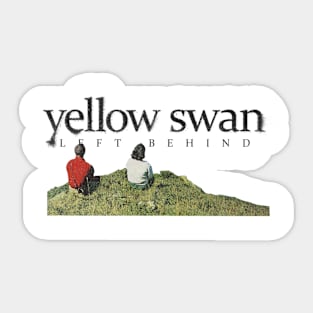 Yellow Swan rock Sticker